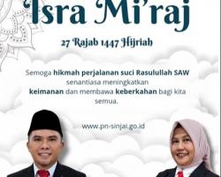 Selamat Memperingati Isra Mi'raj 1447 H