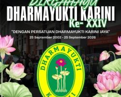 Selamat Ulang Tahun Dharmayukti Karini Ke-XXIV