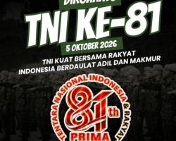 Dirgahayu Tentara Nasional Indonesia 5 Oktober 1945-5 Oktober 2026