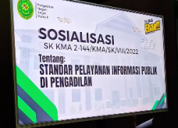 Sosialisasi Standar Pelayanan Informasi Publik 2025