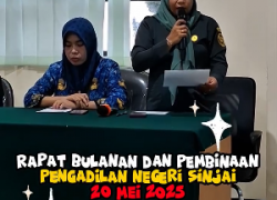 RAPAT BULANAN DAN PEMBINAAN MEI 2025